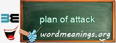 WordMeaning blackboard for plan of attack